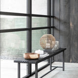DTP Home Beam Bench with Black Finish – 240cm