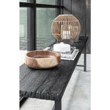 DTP Home Beam Bench with Black Finish – 215cm