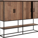 DTP Home Beam Cabinet with Natural Finish – Large