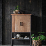 DTP Home Beam Cabinet with Natural Finish – Small
