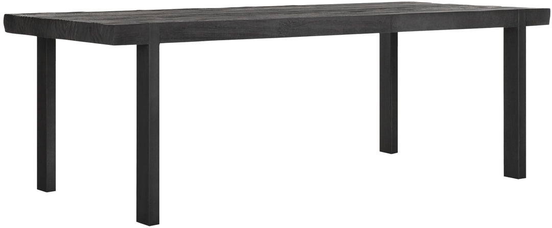 DTP Home Beam Dining Table with Black Finish – 225cm