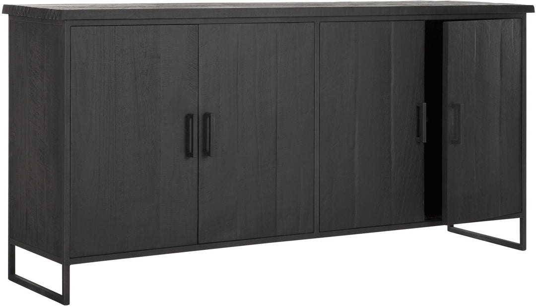 DTP Home Beam No.1 Sideboard with Black Finish – 4 Doors