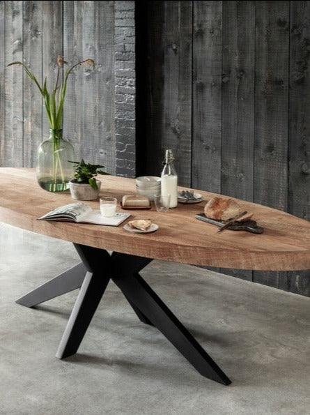 DTP Home Darwin Oval Dining Table – 260cm
