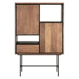 DTP Home Metropole Low Bookcase – 2 Doors and 1 Drawer