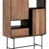 DTP Home Metropole Low Bookcase – 2 Doors and 1 Drawer