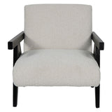 Libra Interiors San Diego Armchair – Cream Boucle