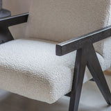 Libra Interiors San Diego Armchair – Cream Boucle