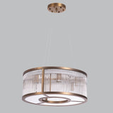 Livingsley Dusk Pendant Light – Antique Brass – 50cm