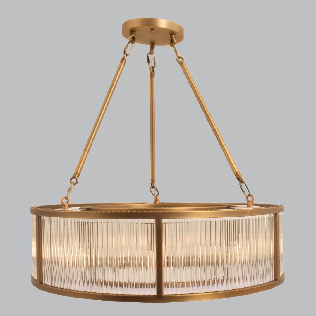 Livingsley Dusk Ceiling Light – Antique Brass