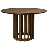 Dutchbone Barlet Round Dining Table – Walnut