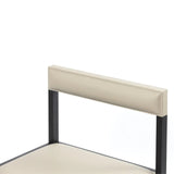 Eccotrading Compact Desk and Chair - French Grey Leather