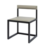 Eccotrading Compact Desk and Chair - French Grey Leather