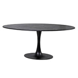 Eclipse Black Marble Dining Table – Excess Stock