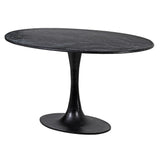 Eclipse Black Marble Dining Table – Excess Stock