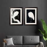 Egrets by Ohara Koson – York Slim Framed Print