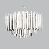 Livingsley Electra Flush Nickel Ceiling Light – 70cm