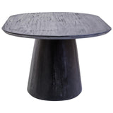 Elias Dining Table – Black Mango Wood
