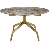 Elysium Marble Coffee Table – Brushed Gold