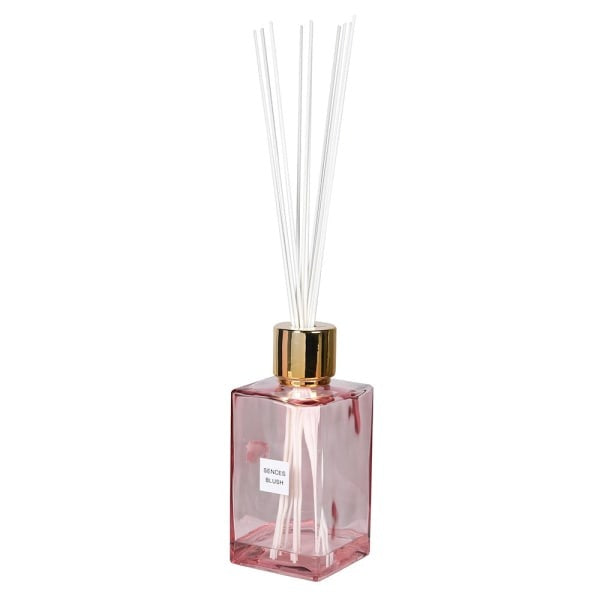 Enormous Amora Blush Reed Diffuser with Pink Glass Bottle