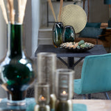 Light & Living Chisa Dining Table with Black Wooden Top