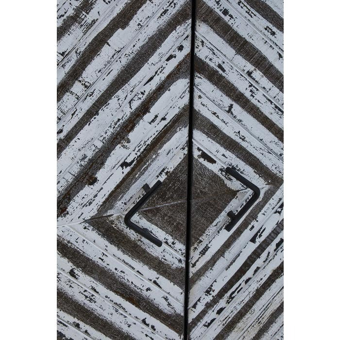 Evangeline Geometric Sideboard – Black