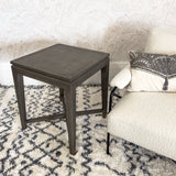 Fernsby Squares Side Table with Oak and Brass