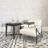 Fernsby Squares Side Table with Oak and Brass