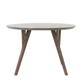 Light & Living Quenza Round Dining Table in Brown Acacia Wood – Large