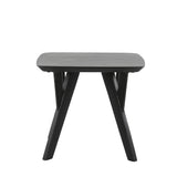 Light & Living Quenza Side Table in Black Acacia Wood – Large