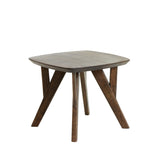 Light & Living Quenza Side Table in Brown Acacia Wood – Small
