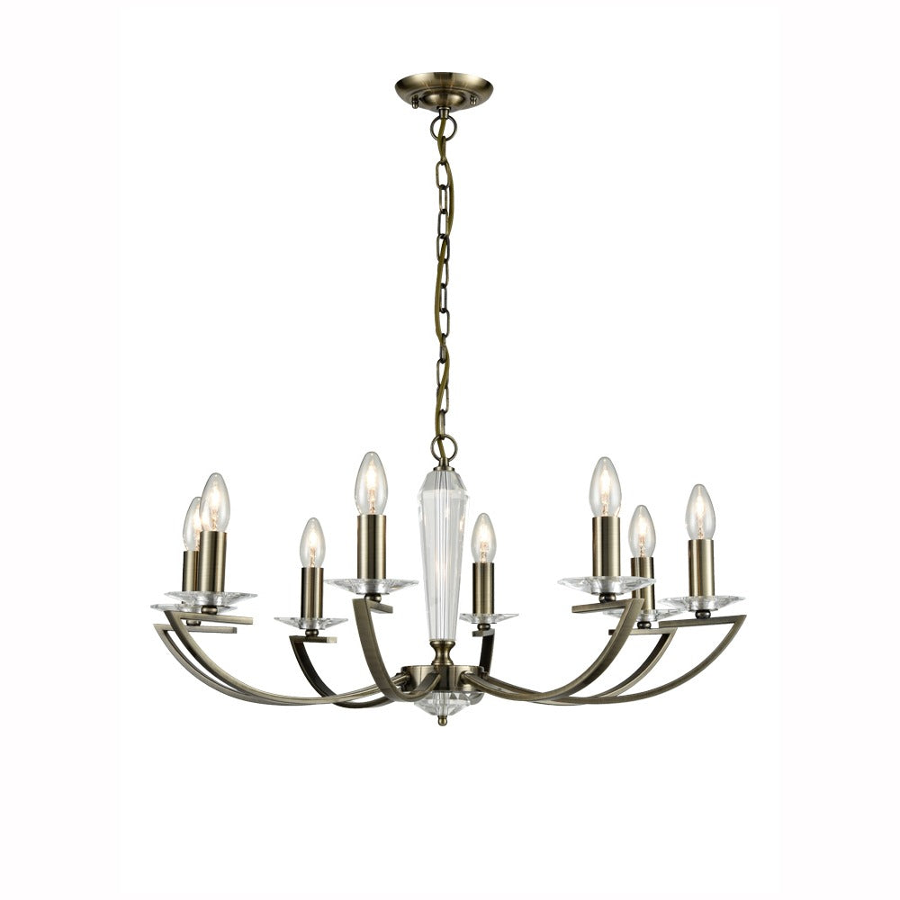 Franklite Artemis Bronze Pendant Light – 8 Lights