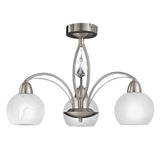 Franklite Thea Pendant – 3 Lights – Satin Nickel