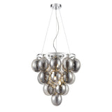 Franklite Bubbles Pendant Light – 4 Lights – Chrome