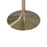 Liang & Eimil Telma Dining Table in Brass and White Marble - Small