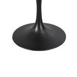 Liang & Eimil Telma Dining Table in Matt Black and White Marble - Small