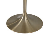 Liang & Eimil Telma Dining Table in Brass and White Marble - Large