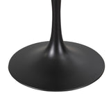 Liang & Eimil Telma Dining Table in Matt Black and White Marble - Large