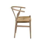 Garden Trading Chilthorne Wishbone Dining Chair – Set of 2 – Lime Wash