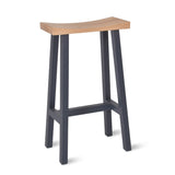 Garden Trading Clockhouse Barstool – Natural and Carbon