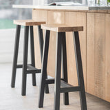 Garden Trading Clockhouse Barstool – Natural and Carbon