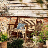 Garden Trading Ergo Teak Bench – 2 Seater
