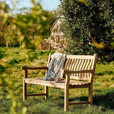 Garden Trading Ergo Teak Bench – 2 Seater