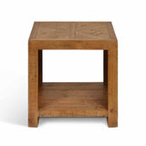 Garden Trading Fawley Chevron Side Table – Natural
