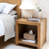 Garden Trading Fawley Chevron Side Table – Natural