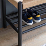 Garden Trading Longworth Hallway Bench – Black