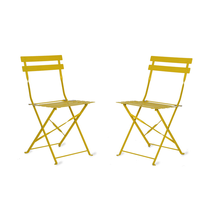 Garden Trading Rive Droite Bistro Chair – Lemon – set of 2