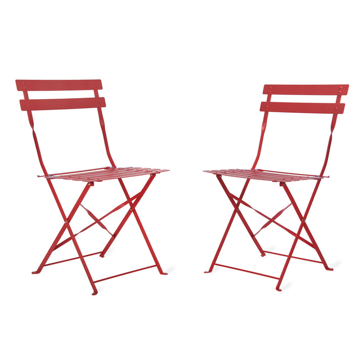 Garden Trading Rive Droite Bistro Chair – Pomegranate – set of 2
