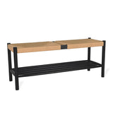 Garden Trading Longworth Hallway Bench – Black