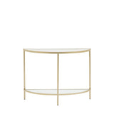 Hensley Console Table – Champagne Gold