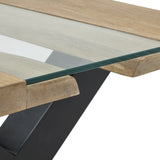 Hill Interiors Live Edge River Coffee Table – Light Acacia